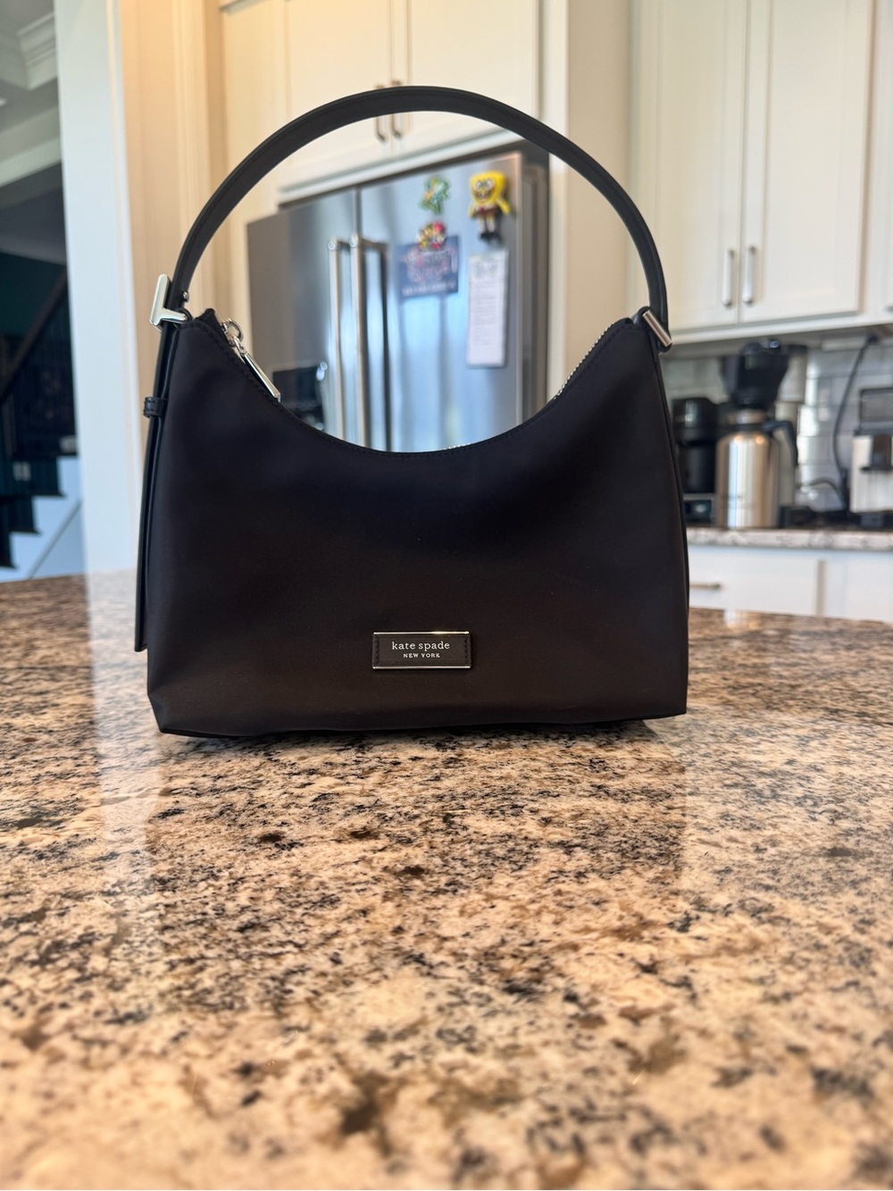kate spade Black Shoulder Hobo Bag with Top Handle
